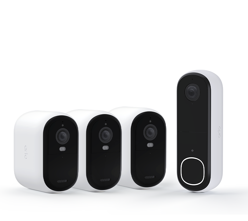 The 2K Essential XL Camera and Doorbell Bundle - White